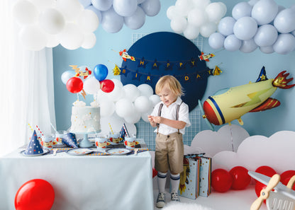 Cake topper - mini Palloncini Aeroplanino