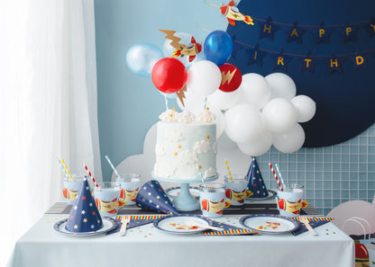 Cake topper - mini Palloncini Aeroplanino
