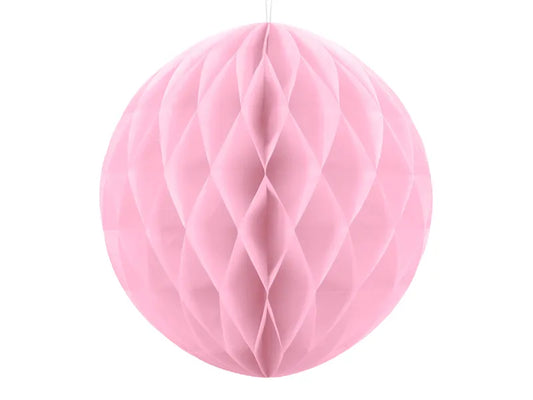 Sfera decorativa in carta 30cm - Rosa chiaro