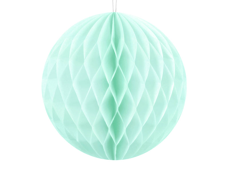 Sfera decorativa in carta 10cm - Verde menta