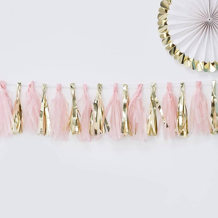 12 tassel decorativi - Rosa e Oro