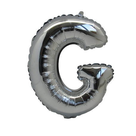 LETTERA ARGENTO "G"– Foil Balloon