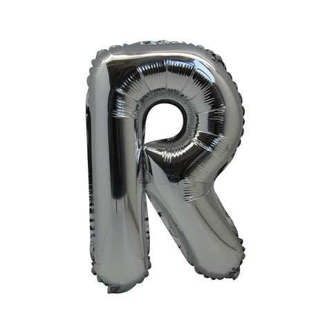 LETTERA ARGENTO "R" – Foil Balloon