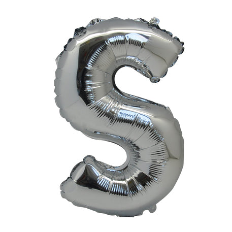 LETTERA ARGENTO "S" – Foil Balloon