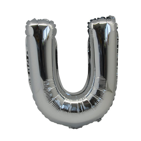 LETTERA ARGENTO "U" – Foil Balloon