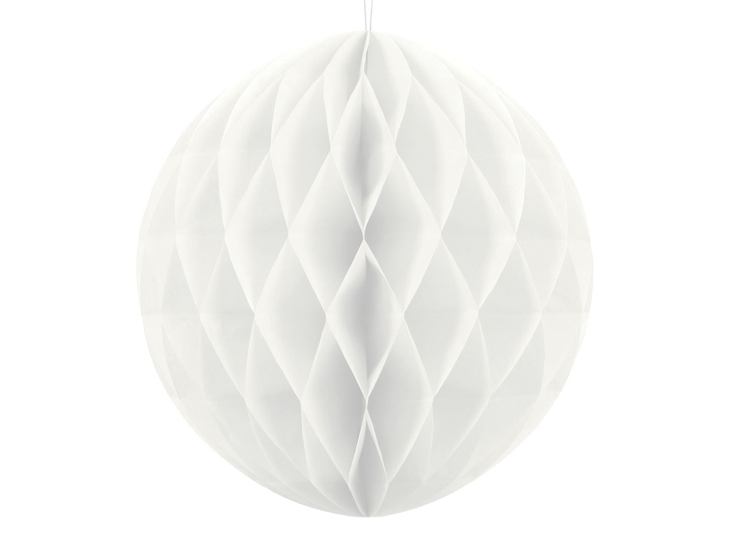 sfera decorativa in carta 40cm - bianco