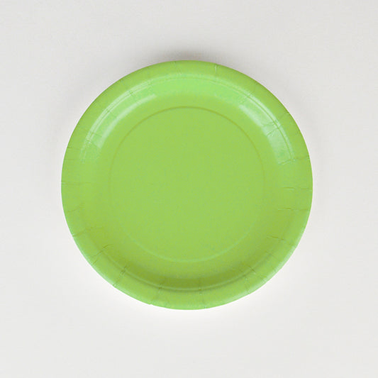 20 piatti in carta – verde chiaro