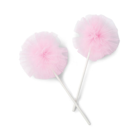 2 bacchette pom pom - rosa