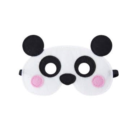 maschera in feltro - panda