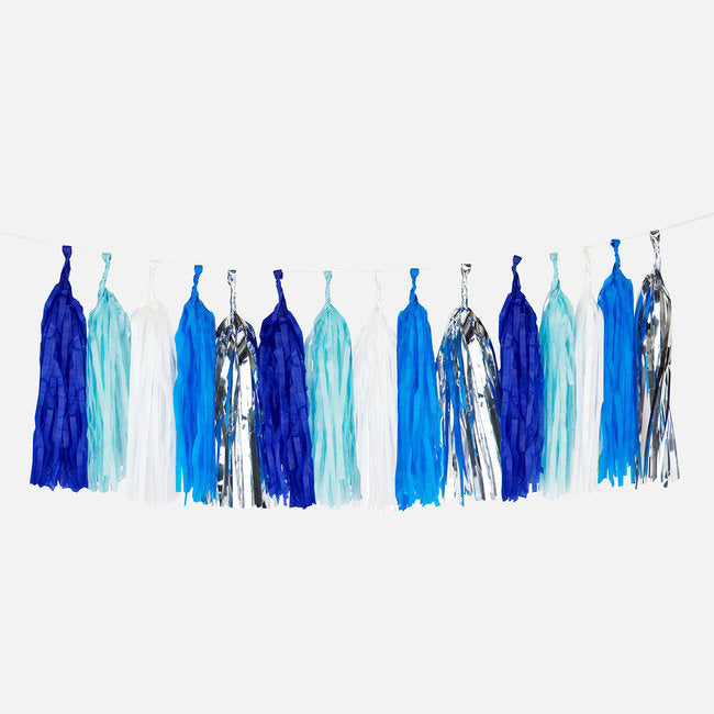 20 tassel decorativi - blu