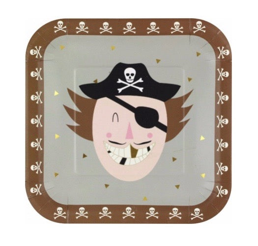 8 piatti in carta – pirata
