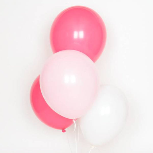 10 palloncini - mix rosa
