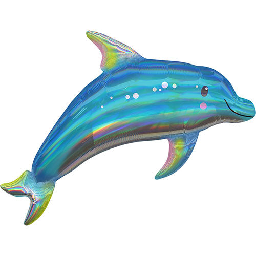 palloncino gigante Mylar - delfino