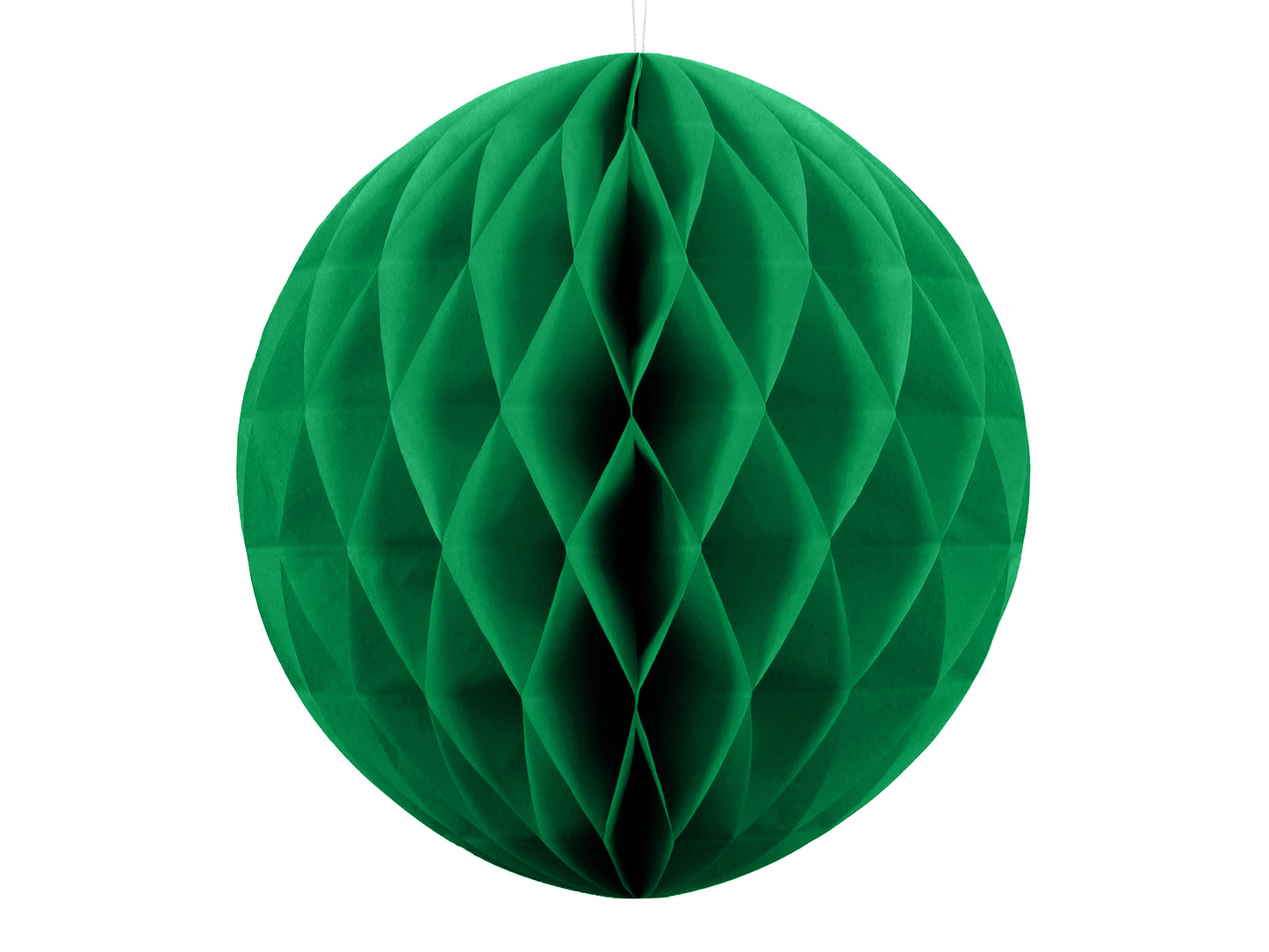 sfera decorativa in carta 40cm - verde bosco