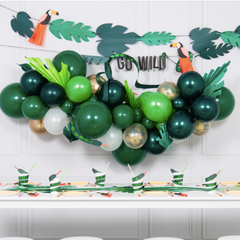 arco di palloncini - jungle