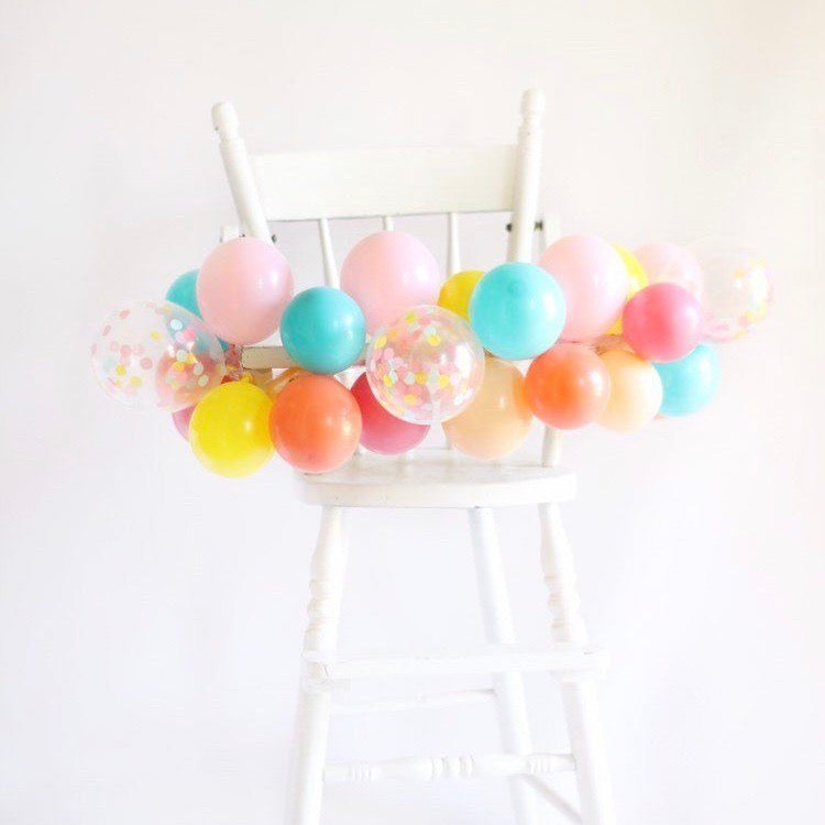 arco di palloncini - seggiolone