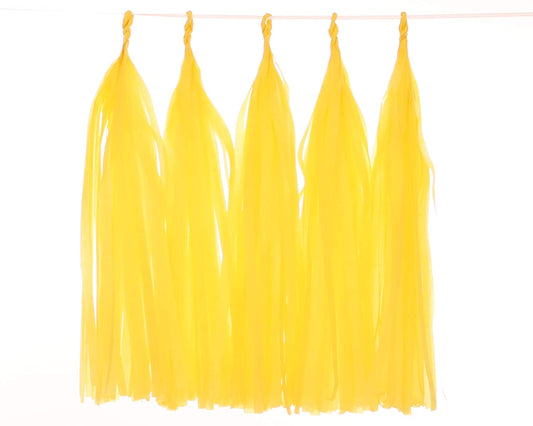 1 tassel decorativo - giallo intenso
