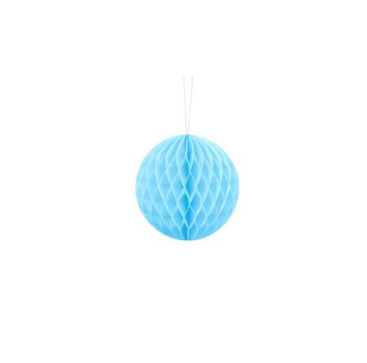 mini sfera decorativa 10cm - azzurro