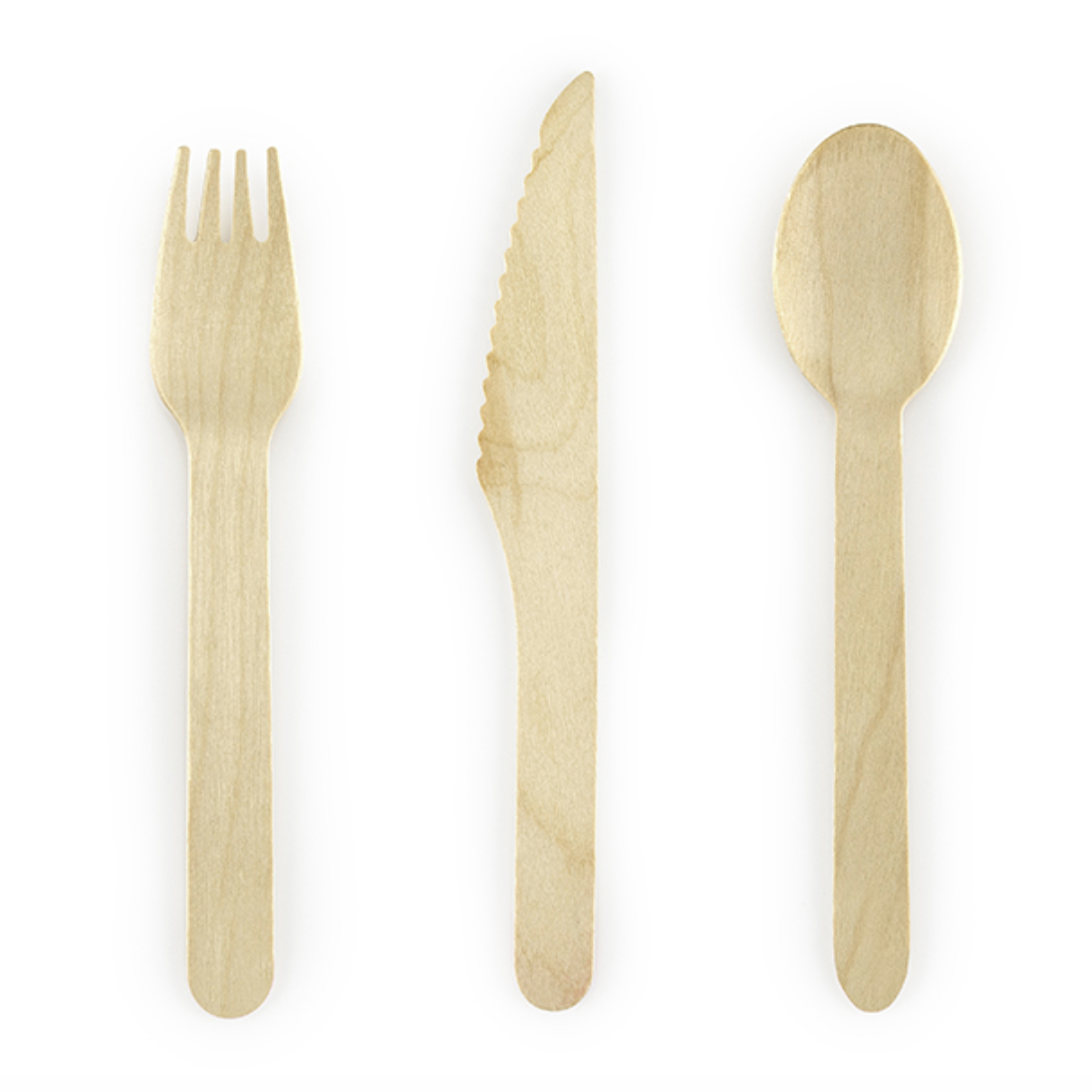 set 24 posate - legno naturale