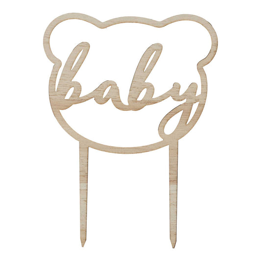 cake topper - orsetto baby