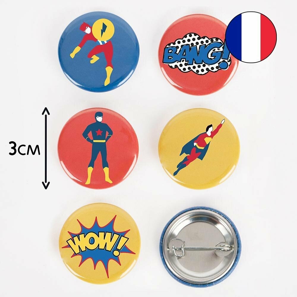 6 spille - super eroe