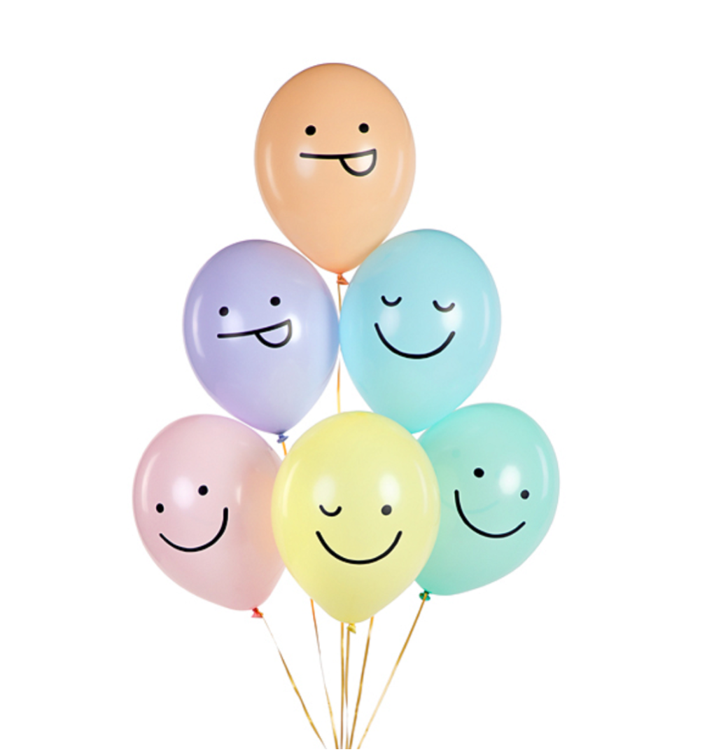 5 palloncini - emoji mix