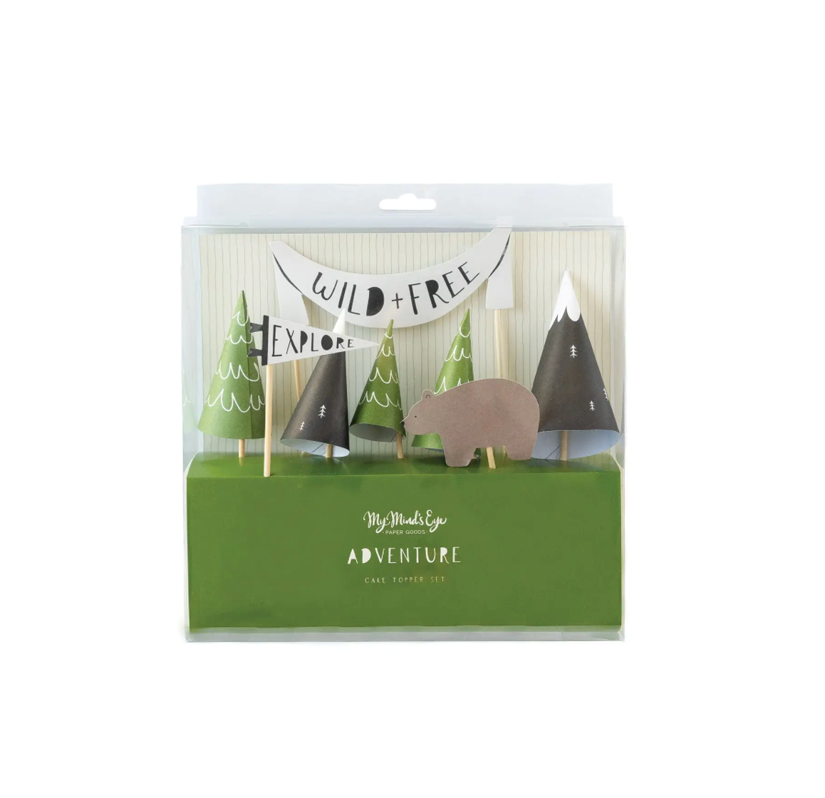 cake topper - avventura nel bosco