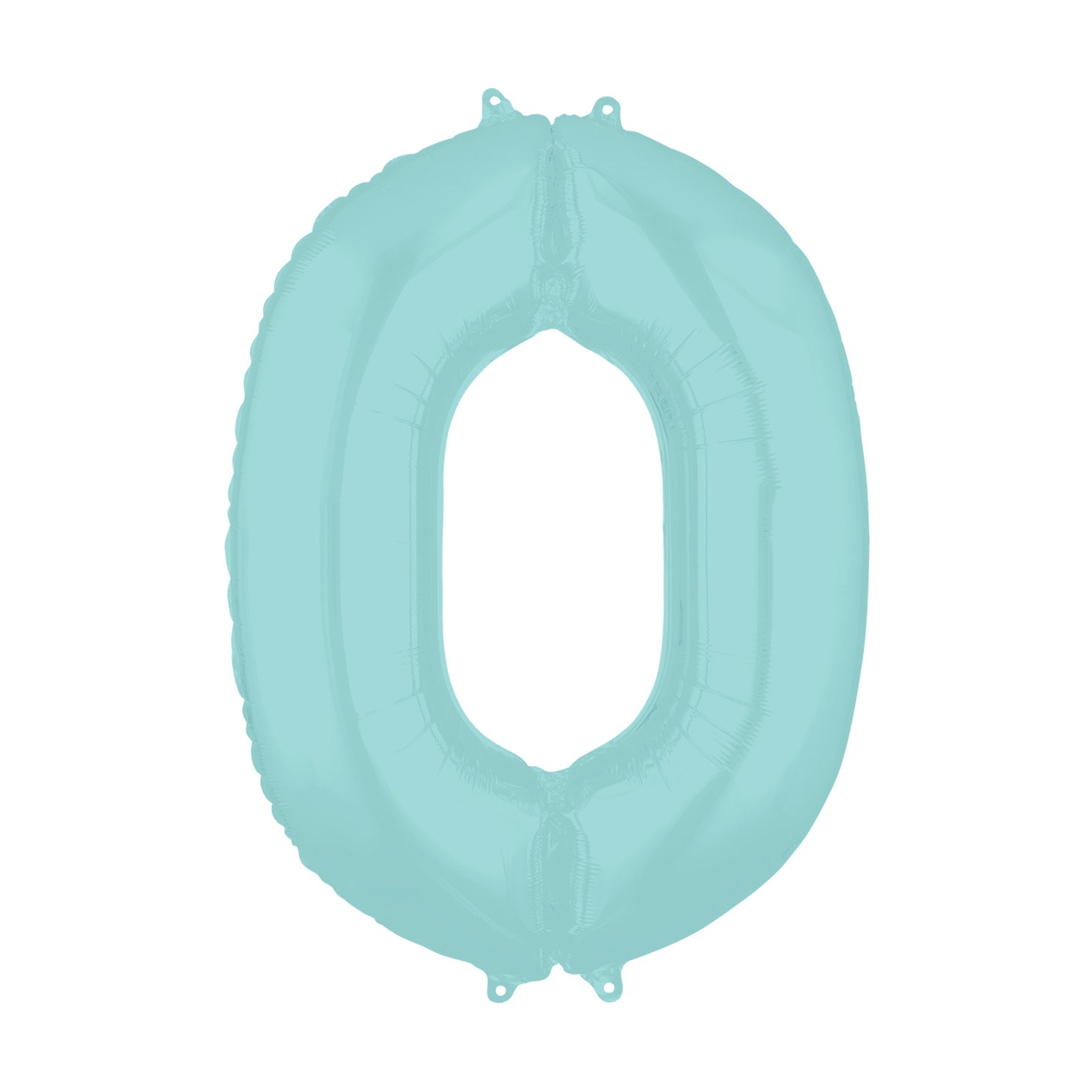 Palloncino numero AZZURRO PASTELLO - gigante 102cm