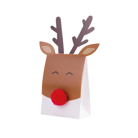 8 sacchettini in carta - Rudolph