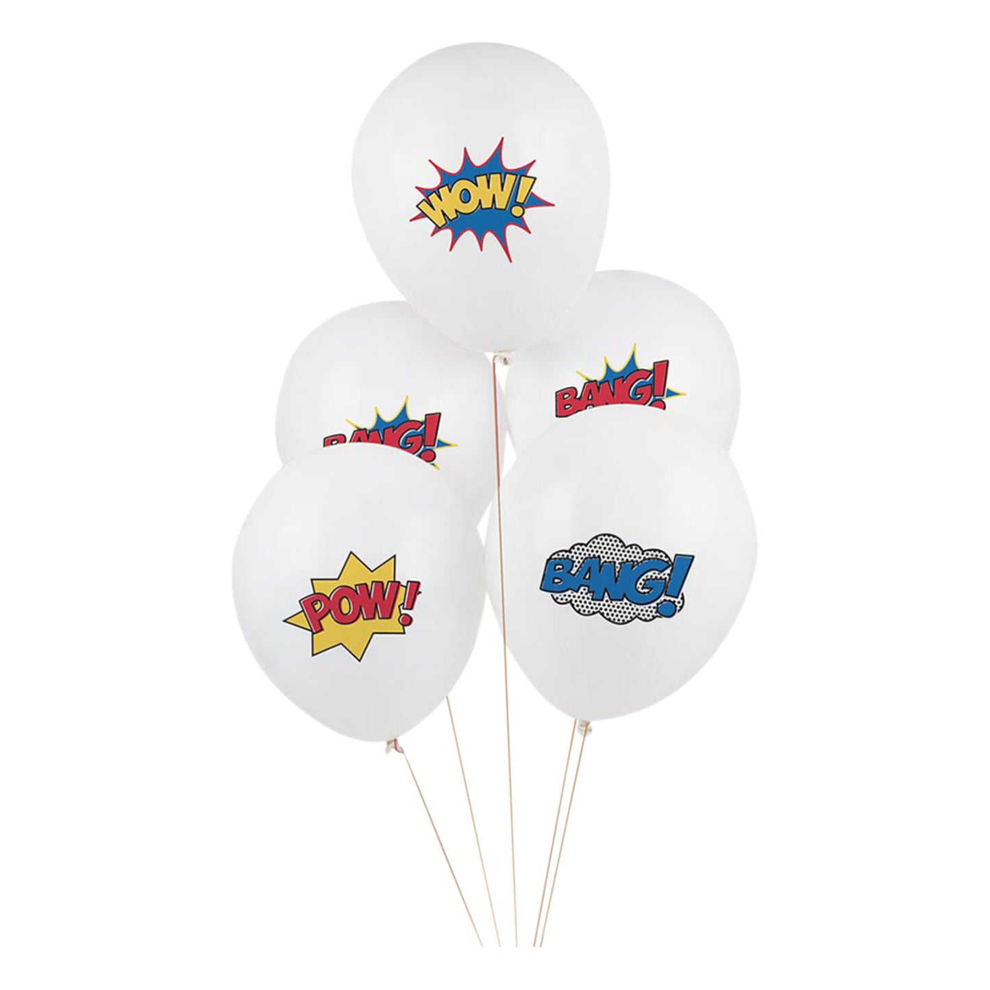 5 palloncini - Super Hero