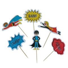 12 toppers - super hero